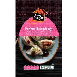 dumplings crazy dragon 1kg packs frozen range added their