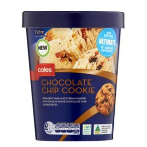 cream ice coles chip cookie chocolate flavour range latest their