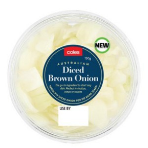 Buy Coles Frozen Onions Chopped 500g