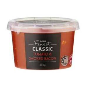 Coles Finest – Classic Tomato & Smoked Bacon Pasta Sauce - The Grocery Geek